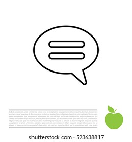 comment line icon