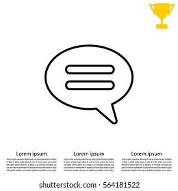 comment line icon