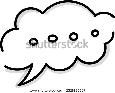 Comment logo design icon illustration. vector logo icon. comment section. suitable for versatile content