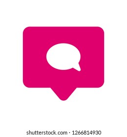 comment notification icon vector
