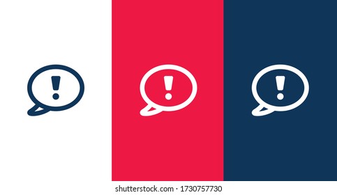 Comment outline icon for web and mobile