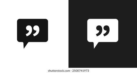 Comentar cita icono de línea de arte Vector