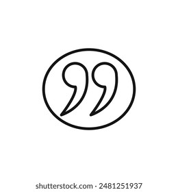 Comment Quote Icon for User Reviews and Social Media Engagement