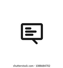 Comment Quote Vector Icon