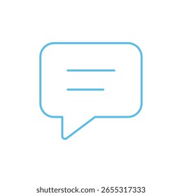 Comentario redondeado en icono de esquema