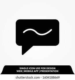 comment sign icon illustration,vector chat sign symbol