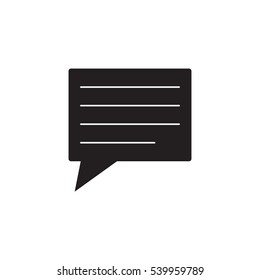 Comment solid icon, Speech bubbles, vector graphics, a filled pattern on a white background, eps 10.