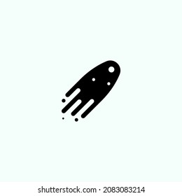 comment space simple symbol. black and white color.
