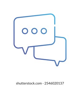 Comment vector icon stock illustration