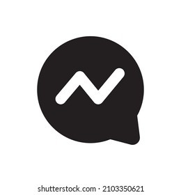 Comment vector Solid Icon Design Symbol on White background EPS 10 File