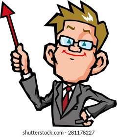 Commentary businessman
