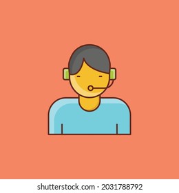 commentary Vector illustration on a transparent background. Premium quality symbols. Vector Line Flat color  icon for concept and graphic design.