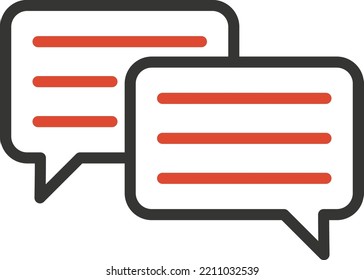 Comments Bubbles Vector icon which is suitable for commercial work and easily modify or edit it

