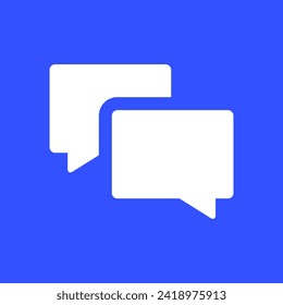 Comments or chat icon concept, speech bubble sign vector graphics, conversation or dialogue symbol pictogram isolated on white background. Suitable for Web Page, Mobile App, UI, UX and GUI design. 