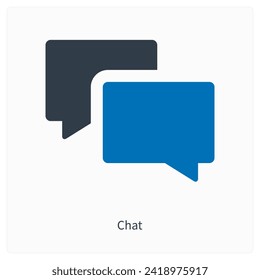 Comments or chat icon concept, speech bubble sign vector graphics, conversation or dialogue symbol pictogram isolated on white background. Suitable for Web Page, Mobile App, UI, UX and GUI design. 