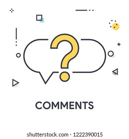 Comments Icon Concept