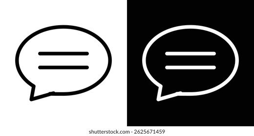 Comments icon vector collection. vector sign illustration