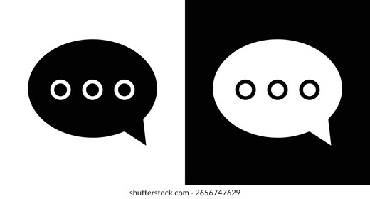 Ícone Comentários Gráficos escalonáveis do vetor