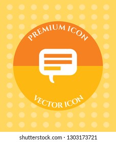 Comments Icon for Web, Applications, Software & Graphic Designs.