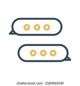 Comments Isolated Vector icon which can easily modify or edit

