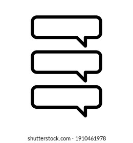 Comentarios, mensajes, imágenes vectoriales de icono de hitos. También se puede utilizar para el marketing web. Idóneo para aplicaciones web, aplicaciones móviles y medios impresos.
