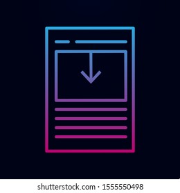 Comments nolan icon. Simple thin line, outline vector of online and web icons for ui and ux, website or mobile application