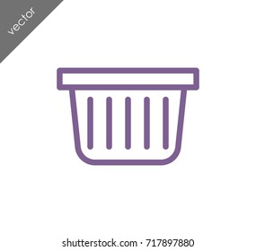 Commerce basket icon