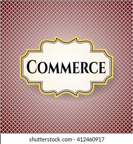 Commerce colorful card
