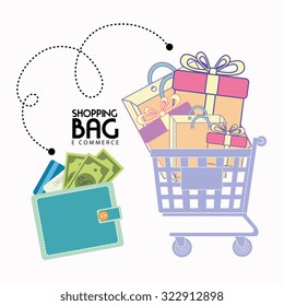 commerce concept design, vector illustration eps10 graphic 