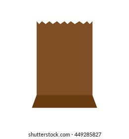 commerce concept represented by shopping bag icon. isolated and flat illustration 