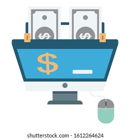 
Commerce, dollar Color Isolated Vector icon which can be easily modified
