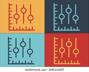 Commerce Graph Logo Template, Simple Flat Icon of graph,business,chart