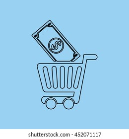 commerce icon design, vector illustration eps10 graphic