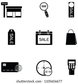 commerce icon set