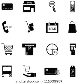 commerce icon set