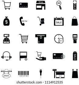 commerce icon set