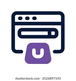 Icono de Vector de doble tono para su Sitio web, móvil, presentación y diseño de logotipo.