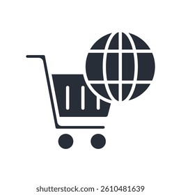 commerce icon. vector.Editable stroke.linear style sign for use web design,logo.Symbol illustration.
