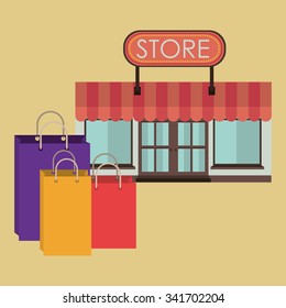 commerce icons design, vector illustration eps10 graphic 