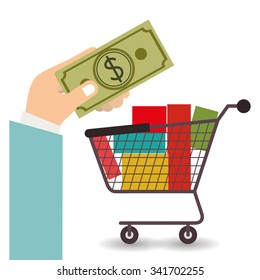 commerce icons design, vector illustration eps10 graphic 