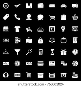 commerce icons set