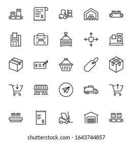 Markierungszeilensymbol. Kollektion von hochwertigem schwarzen Umriss-Logo für mobile Konzepte und Web-Apps. Der Handel ist im trendigen, flachen Stil gehalten. Vektorillustration auf weißem Hintergrund