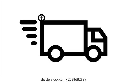 Commerce line pack  delivery truck Free shipping  