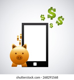 commerce online design, vector illustration eps10 graphic 