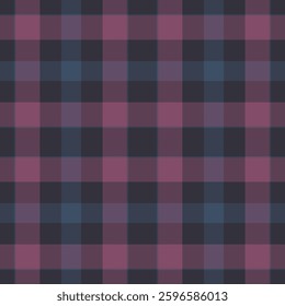 Commerce pattern background fabric, tiny seamless texture plaid. Duvet cover check tartan textile vector in dark and pink colors palette.