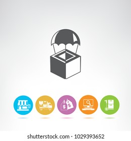 commerce and shipping icons