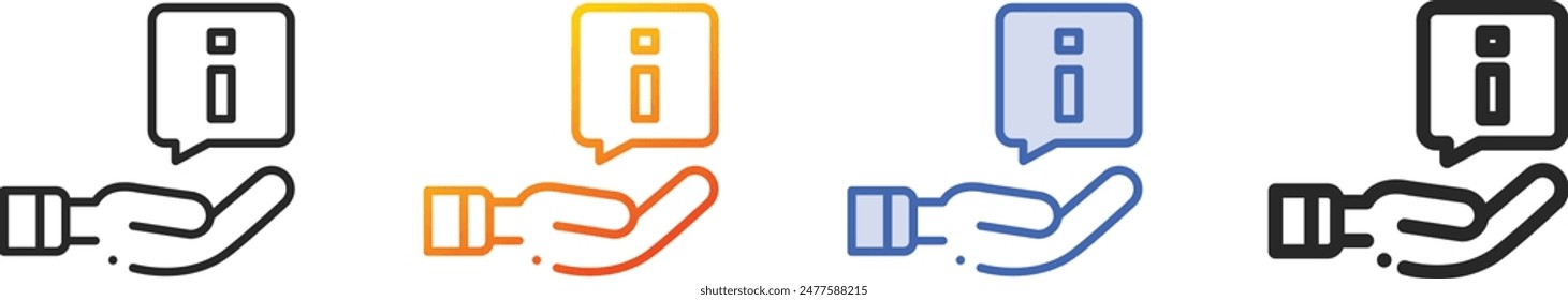 commerce and shopping icon.Thin Linear, Gradient, Blue Stroke and bold Style Design Isolated On White Background