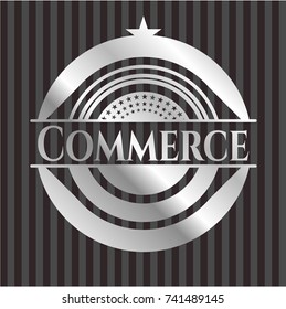 Commerce silvery emblem