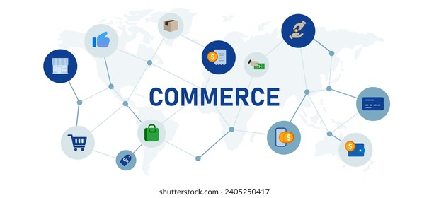 commerce store business shopping supermarket customer buy product payment with cash or digital money