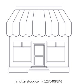 commerce store cartoon